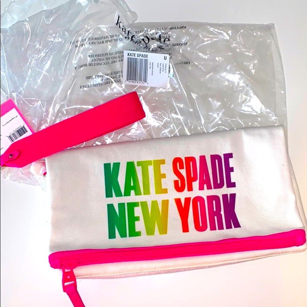 NWT kate spade foldover pouch